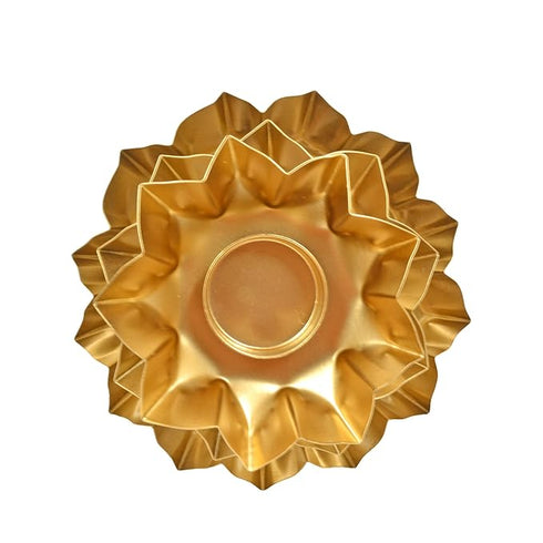 CraftVatika Urli Bowl with Tealight Candle Holder